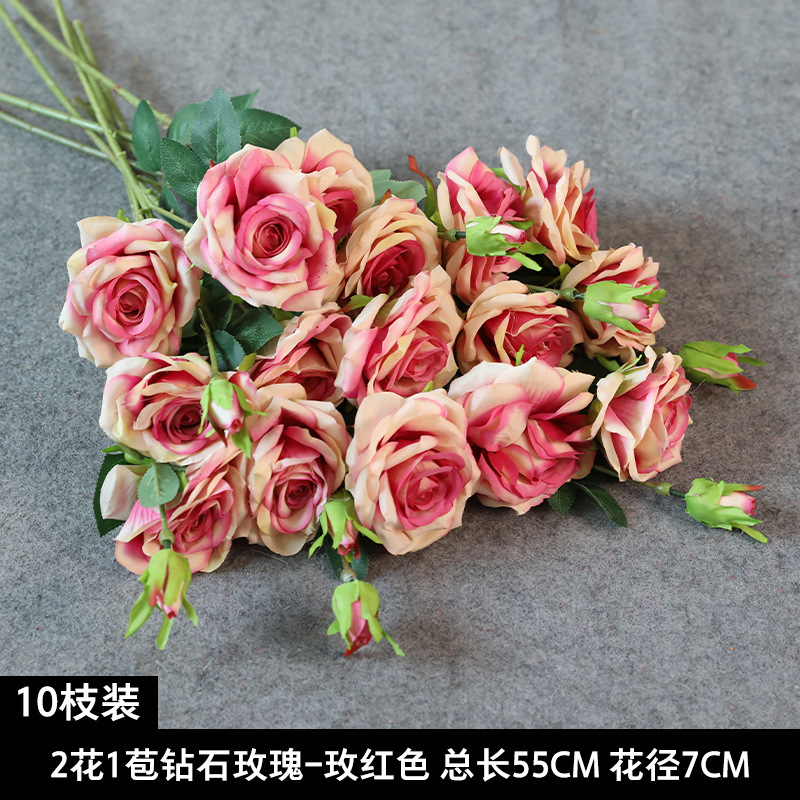 2 꽃 1 벽돌 다이아몬드 장미