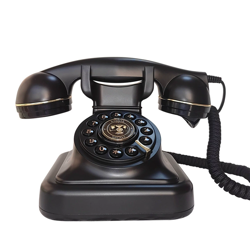 Европейская ретро-телефонная аудио-гостевая книга для свадьбы, дня рождения, голосовых поздравлений, декоративное сообщение в винтажном стиле