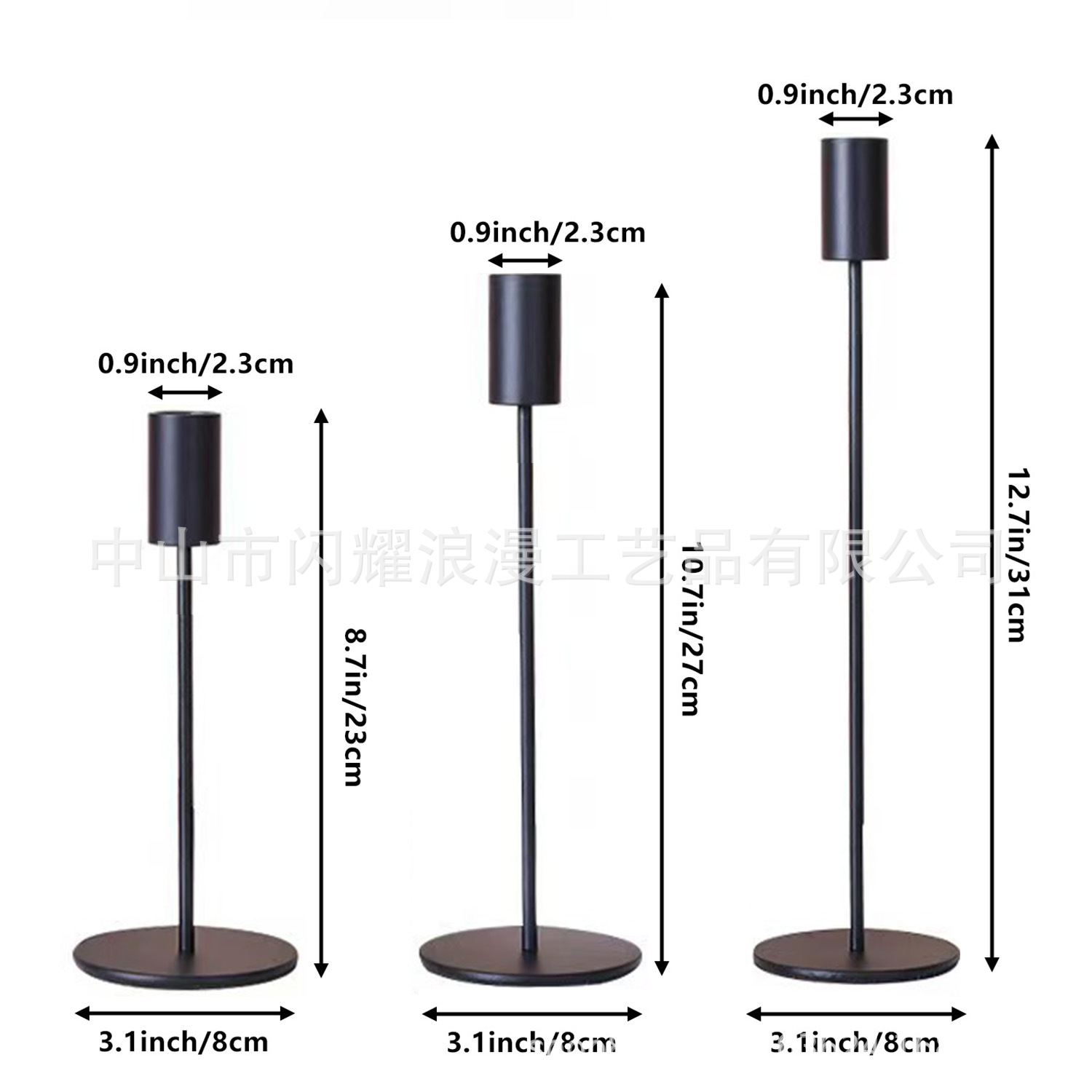 Candelaria transfronteriza metal forjado decoración de decoración de Navidad decoración de bodas artesanía