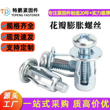 花瓣螺母膨胀螺丝灯笼型车牌固定杰克螺母中空捷克铆螺母M4-M8