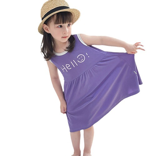 Summer New Girls' Dress Children Princess Skirts Baby Korean Style Bustier Skirts Casual Children's Clothing Factory Wholesale