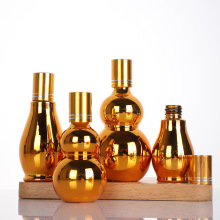 电镀玻璃瓶高档水晶密封精油瓶食品级20ml香水酒瓶空瓶带盖子