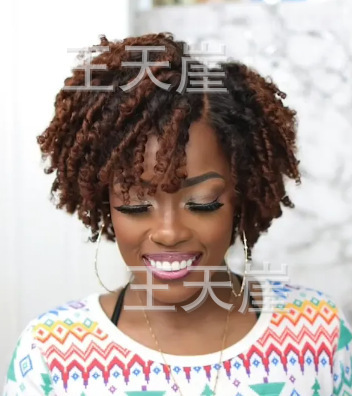 Europe and the United States new cross-border wig African small roll black gradient brown gold partial curly rose net spot wholesale Europe and the United States new cross-border wig African small roll black gradient brown gold partial curly rose net spot wholesale