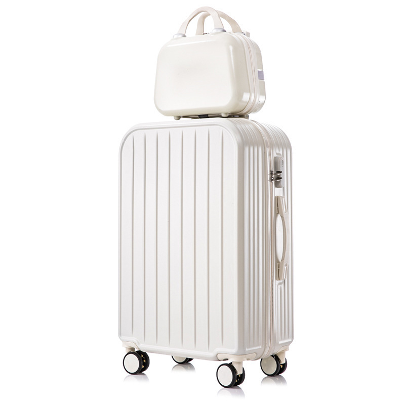 Maleta con ruedas de 20 pulgadas para mujer, caja ligera con contraseña y ruedas universales, duradera para estudiantes, disponible en 24/26/28 pulgadas para viajes.