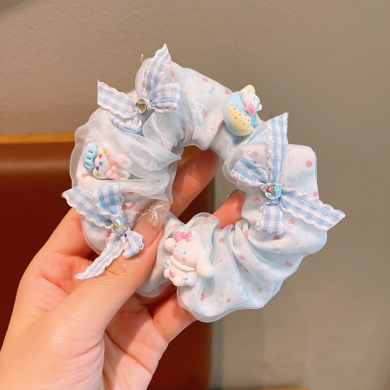 库洛米儿童大肠发圈2025新款女童扎高马尾头绳宝宝不伤发皮筋头饰|undefined