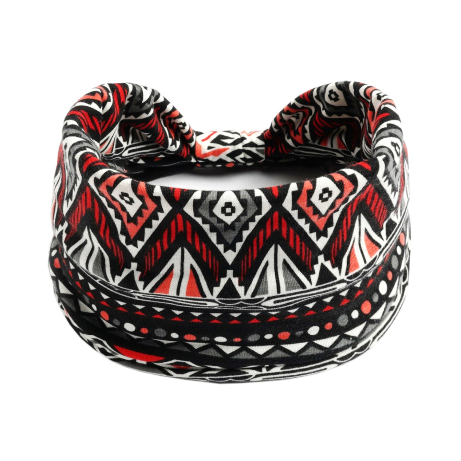 Europa y América nueva impresión elástica deportiva correa de cabello damas banda ancha correa de cabello turbante retrógrado joyas para el cabello de yoga