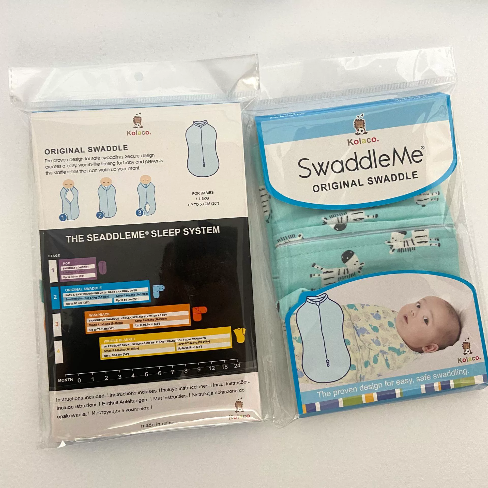 Baby Surrender спальный мешок для новорожденных Пеленальный мешок Baby Kick доказательство спальный мешок SWEDLE ME