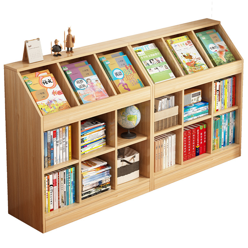 Estante de libros multicapa de piso para el hogar estante de libros pintados para almacenar y exhibir estante de almacenamiento para sala de aula pequeña estante de almacenamiento multicámara de almacenamiento