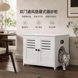 亚马逊热销板式家具猫猫柜跨境客厅现代简约猫笼工厂批发宠物柜