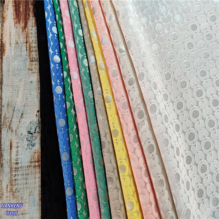 厂家直供 多色提花 箱包帽子鞋材女装连衣裙短裙DIY手作面料批发