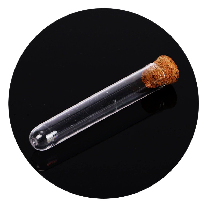 Пластиковая пробирка с крышкой PS пластиковая Пробирка для проб 15*100 мм прозрачная пробирка