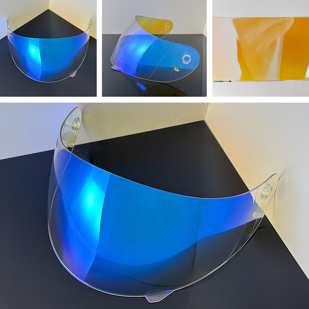 Motorcycle Helmet Lens Adapted to K3 K4 Old Model Electroplated High-Definition Anti-Uv Mirror Day and Night Universal