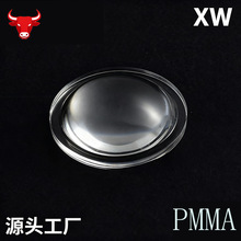 LED光学透镜 单颗直径19.5半圆光面亚克力透镜 led大功率平凸透镜