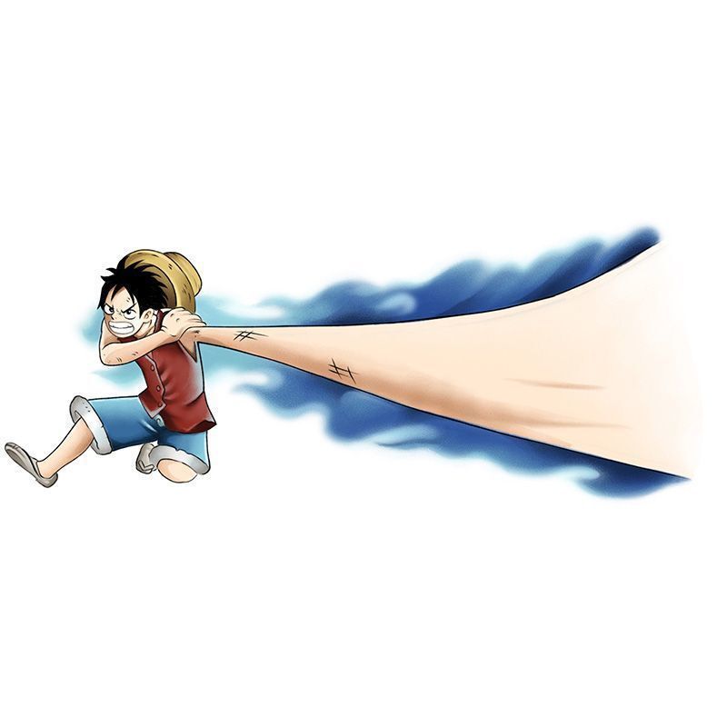 New One Piece Luffy Colorful Tattoo Stickers, Trendy and Cool for Men and Women, Waterproof and Long-Lasting, Fire Fist Simulation Scar Cover