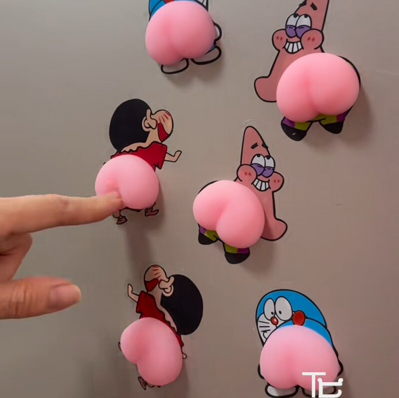 Small Squishy Tpr Soft Rubber Toy, Peach-Shaped Cat Paw Butt Dumpling, Shin-Chan Butt Phone Case Accessory Small Squishy Tpr Soft Rubber Toy, Peach-Shaped Cat Paw Butt Dumpling, Shin-Chan Butt Phone Case Accessory