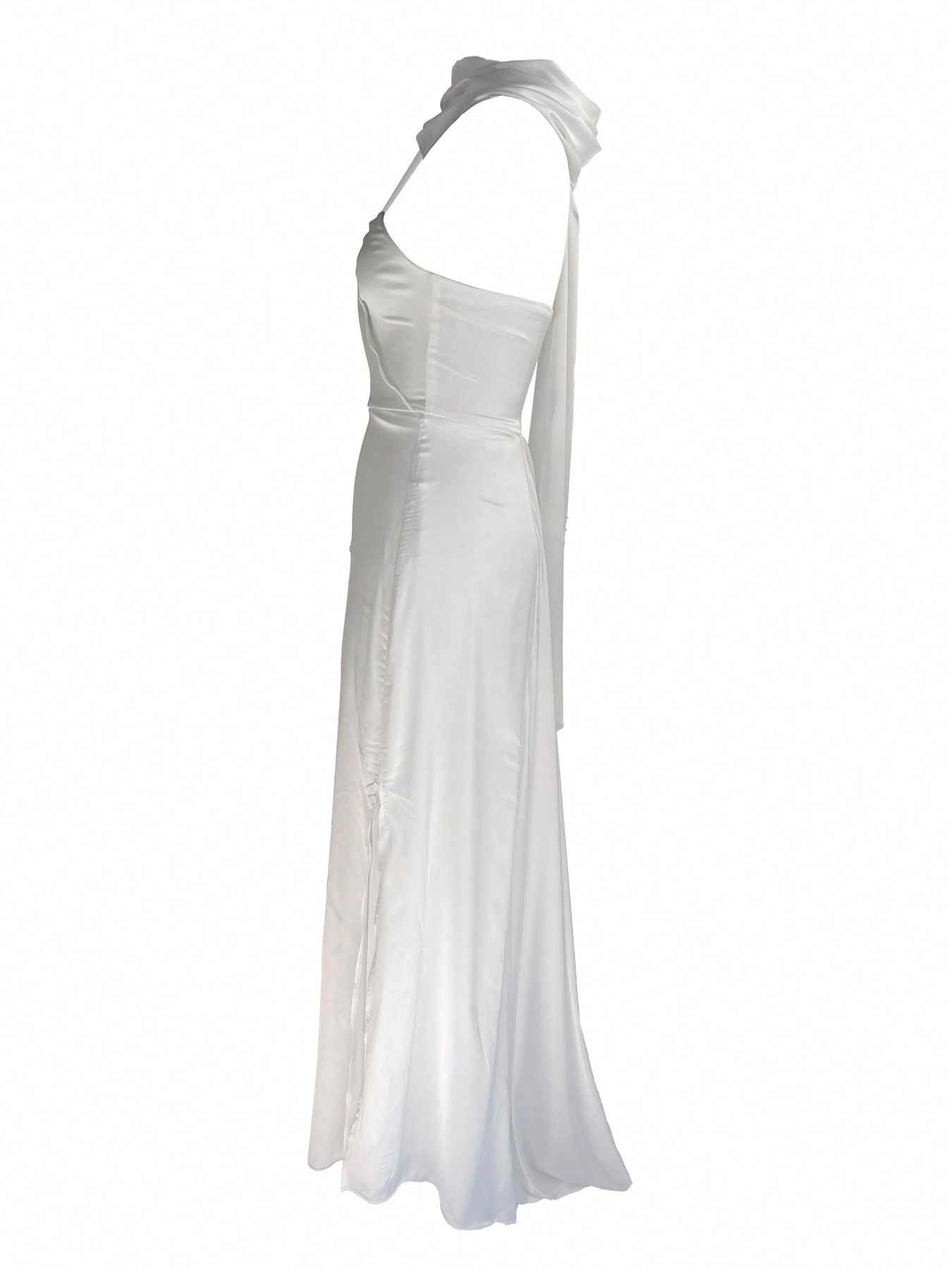 Middle Eastern Arab Women's Sleeveless High-end Shawl Tight-fitting Long Party Dress Elegant Gown_ecoleips.com