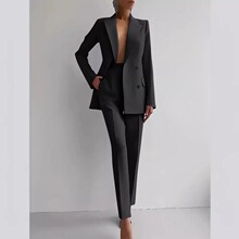 X 74129 Women's Casual Blazer Set Ůʿ������װ ŷ���羳