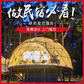 户外露营透明球形帐篷酒店度假村星空帐篷景区营地民宿酒店帐篷房