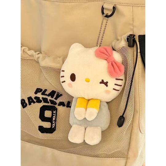 Cat Blink Pendant hellokitty Doll KT Plush Toy Hello Kitty Doll Backpack Pendant