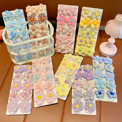 Children's elastic hair tie for girls, cute floral headband, hair-friendly, good elasticity, baby hair ribbon, little girl hair accessories