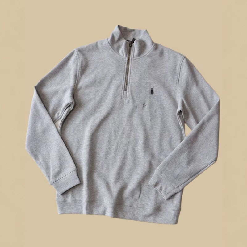 2026 Pullover Crew Neck RL Ralph Lauren Embroidered Logo Half-Zip Stand-Up Collar Long-Sleeve Sweatshirt in Stock for Cross-Border Sales