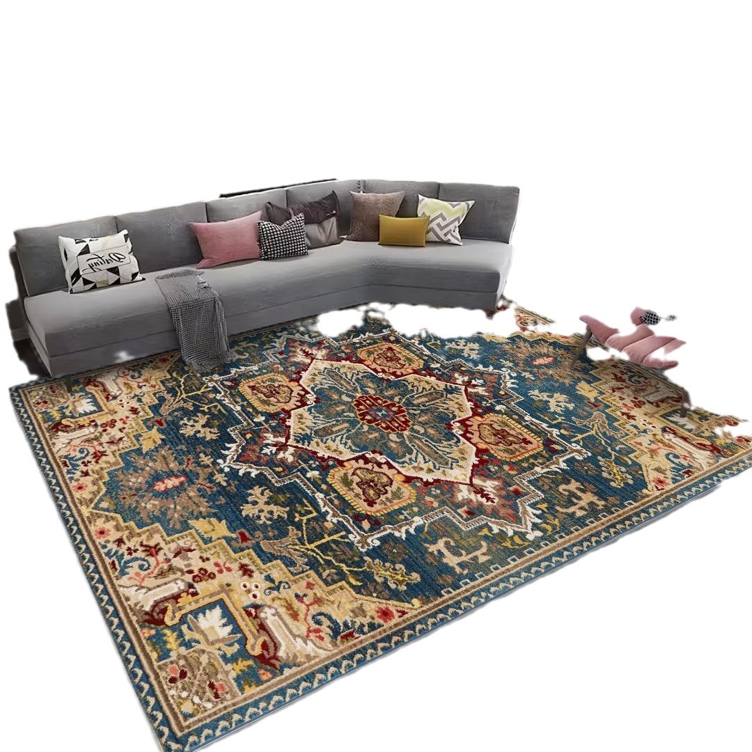 Vintage Perserteppich Für Das Wohnzimmer Im Nordischen Boho Stil_voghion.com