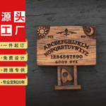 跨境定制微型灵板抽屉木制迷你木板盒家居装饰摆件木质工艺品