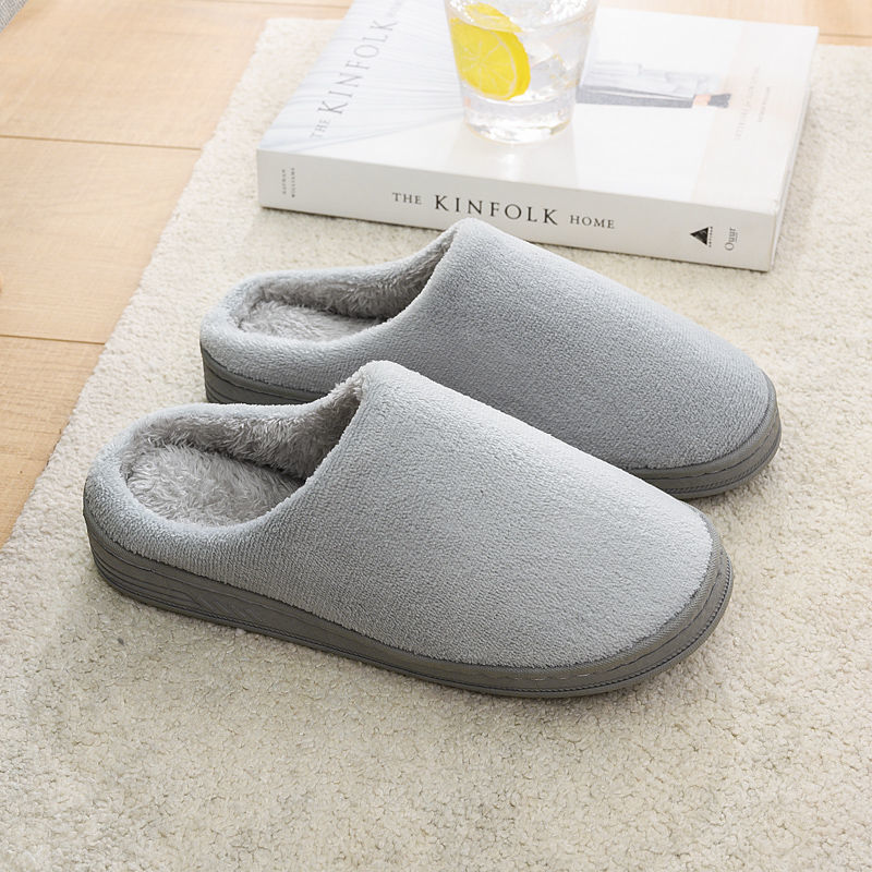 綿のスリッパを買って、女性の秋冬の家の室内の滑り止めの保温を買って、月子のカップルの毛のスリッパの男を厚くします。|undefined