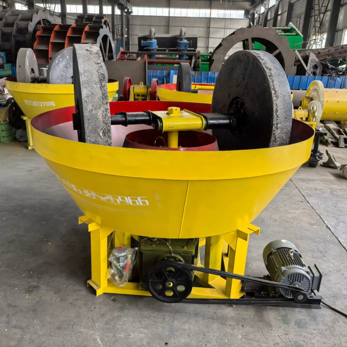 万铂厂家1200型碾金机  选金设备 大量配件可提供