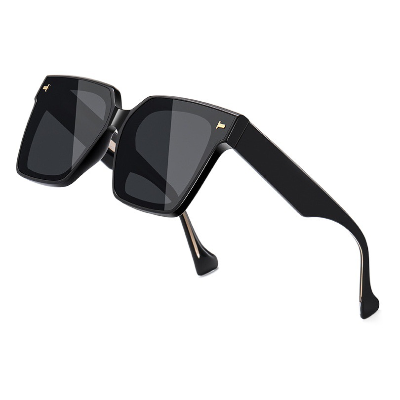 BC9102 Placa de borde ancho pierna engrosada gafas de sol polarizadas Fábrica nueva gafas de sol polarizadas de Marco grande europeo y americano