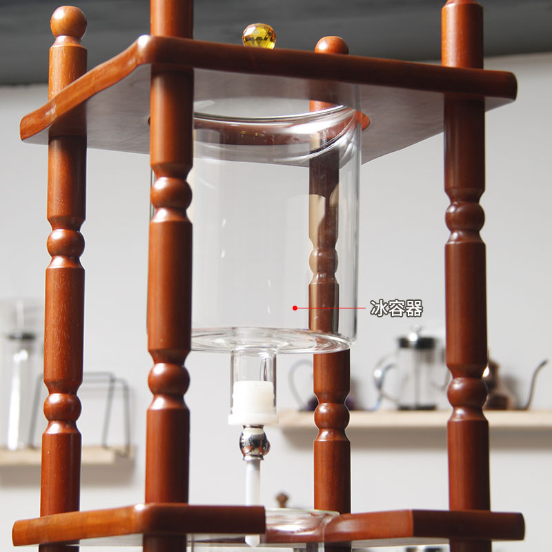 業務用氷滴コーヒーポット部品6-8杯分/25人分ガラス上下ポット氷容器粉カップ液容器|undefined