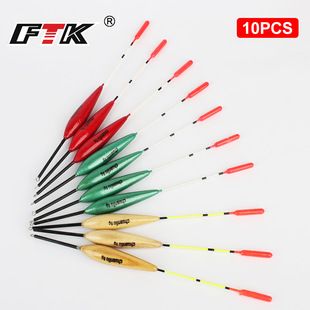 FTK rock fishing float long shot float Bashan Wood 10 floats 5g sea fishing bold slide float sea bass big belly vertical float cross-border