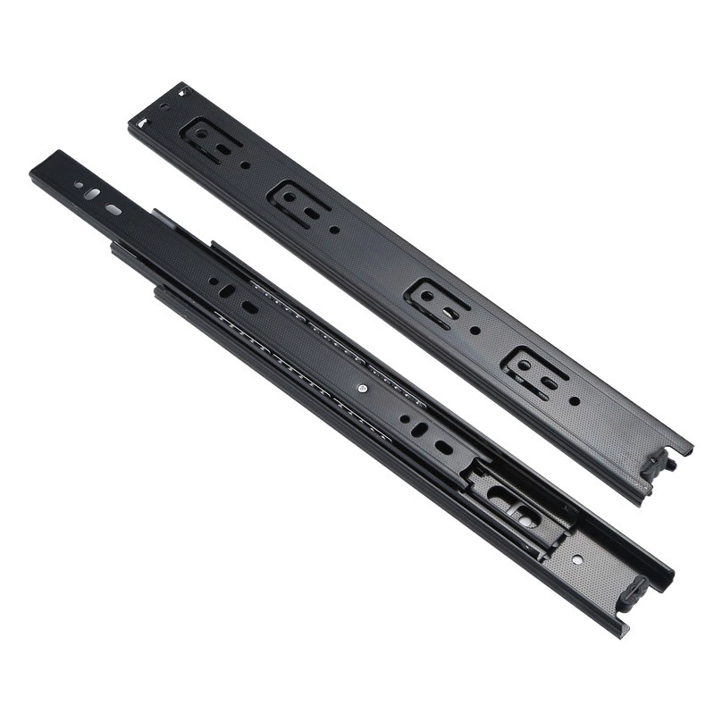 4510 ящик три слайд рельс демпфирования буфер слайд рельс компьютерный стол лоток шкаф стальной шарик немой направляющий рельс