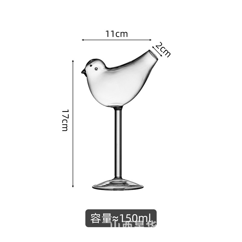 Copa de cóctel borosilicato Navidad sola caja ELK taza alta color valor bar red vino creativo