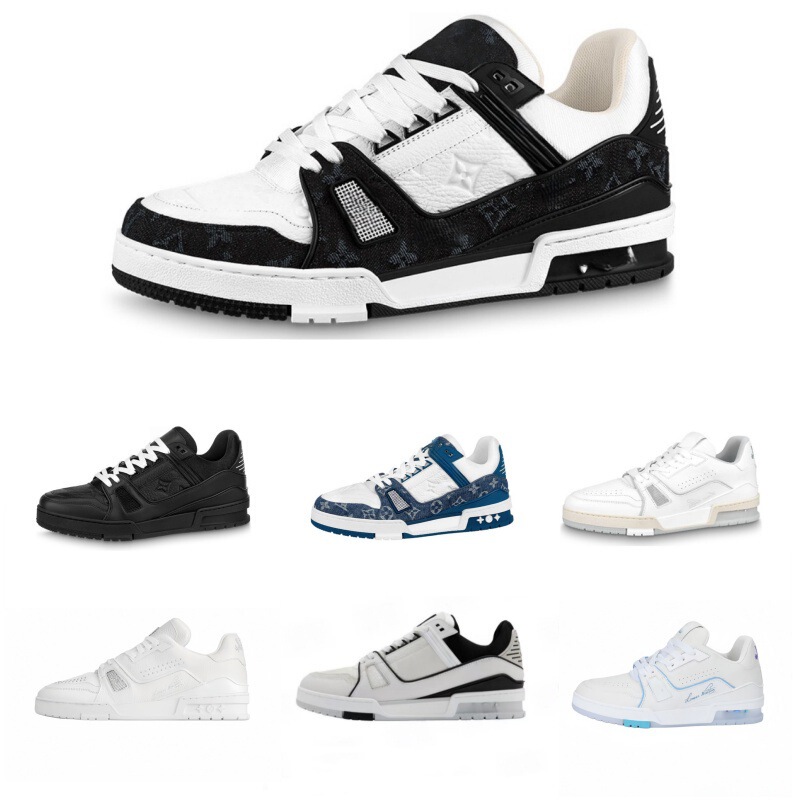 Putian Shoes Pure Original High-End Version Trainer Chunky Sneakers Lv-Style Sneakers Unisex White Cement White Sneakers Bread Shoes