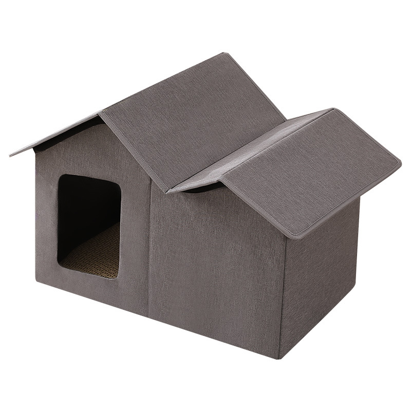 Casa de gato vagabundo transfronterizo al aire libre tienda a prueba de frío a prueba de lluvia gato de cuatro estaciones desmontable general mascota casa de gato de gato de gato