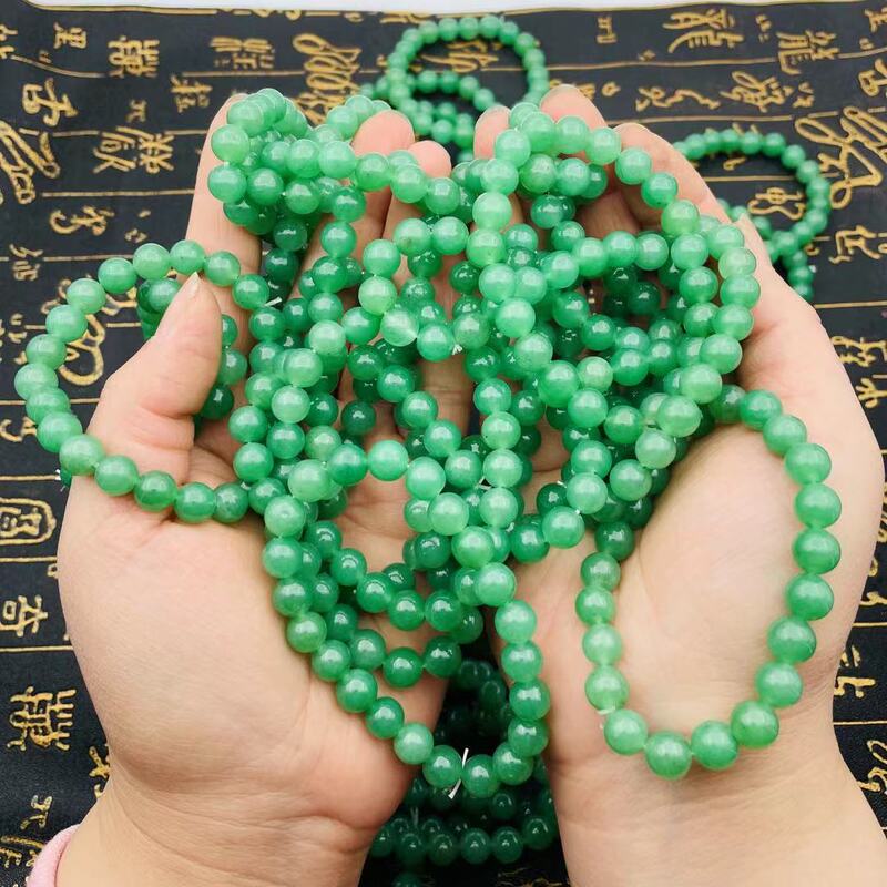 Natural Dongling Jade Bracelet Jade Green Dongling Simple Fashion Bracelet for Men and Women Mother's Day Girlfriend Birthday Gift