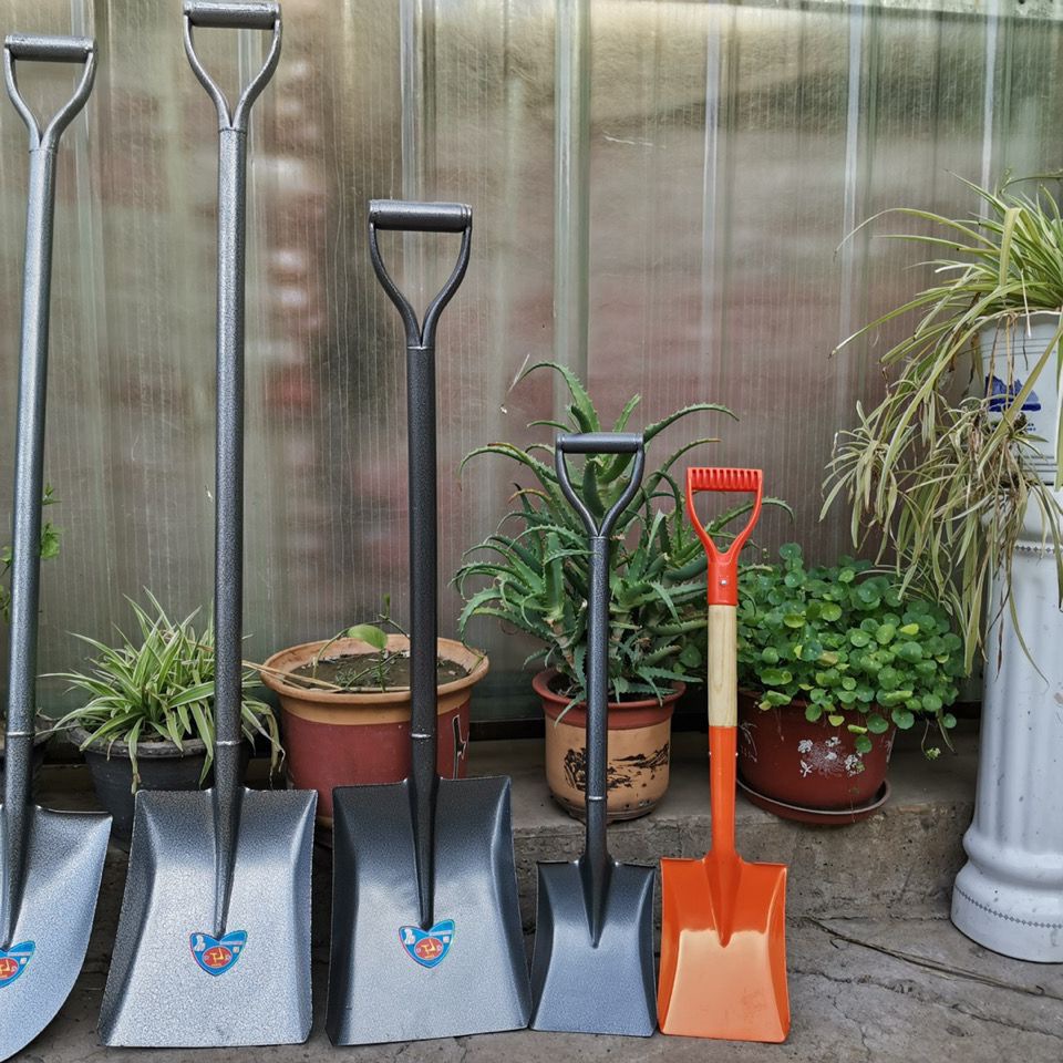 鋼鍬居家園林工具全鋼加厚挖土連體鐵鍬鋼鐵鏟園藝種花小鏟子
