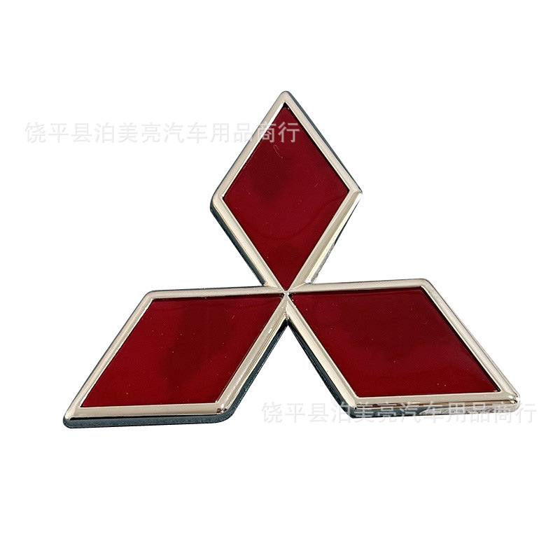 Mitsubishi Car Logo Is Suitable for Lingyue Lancer Wingshen Outlander Modified Front and Rear Car Logo Rear Trunk Sticker