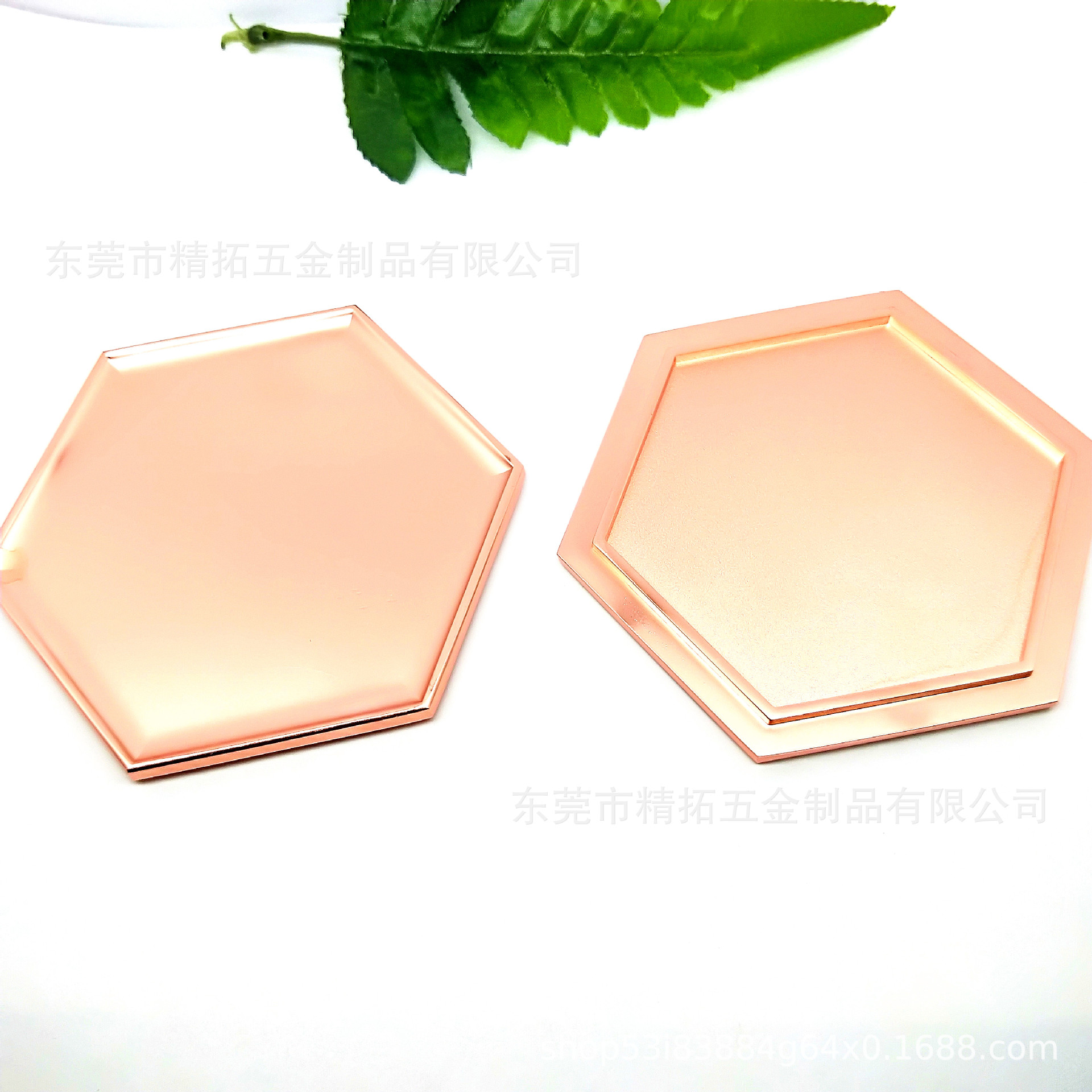 供应金属香薰蜡烛杯盖 创意几何六角形锌合金杯盖