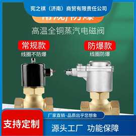 寻·全铜高温蒸汽电磁阀 蒸汽控制阀 不发热线圈长时间可通电