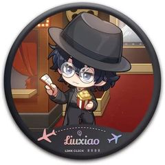 官方正版时光代理人 即日启程系列 乔玲刘枭 Q版徽章