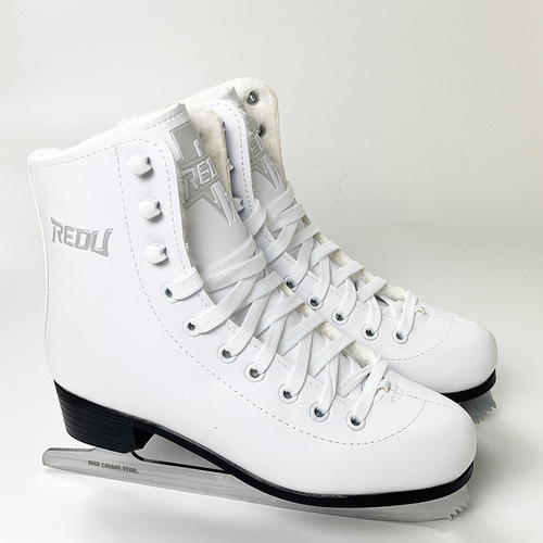 Coolshow New Style Figure Skating Shoes for Kids and Women — Warm Genuine Ice Figure Skating Shoes for Women