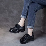 以一 Кожаная ретро голова куклы, туфли для отдыха, новая коллекция, воловья кожа, мягкая подошва