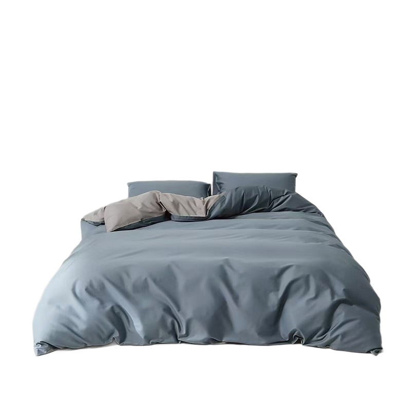 Conjunto de roupa de cama elegante em algodão de fibra longa_voghion.com