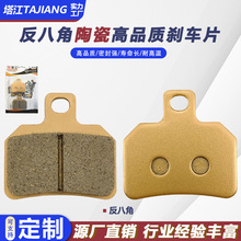 金箭台铃九号e.80mk2绿源电动车外卖车前后刹车片反八角B型碟刹皮