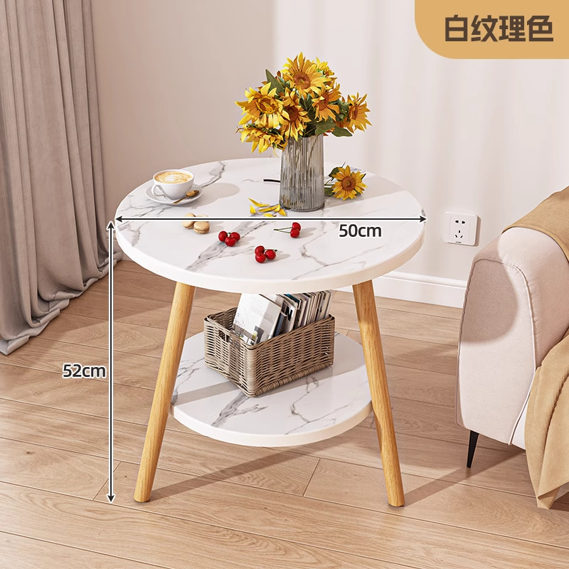 화이트 질감 컬러 더블 레이어 50cm*52cm