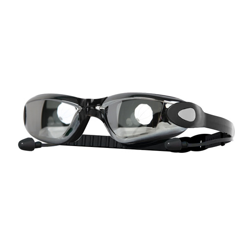 High-definition adult swim goggle set with anti-fog electroplated swimming goggles for men and women, silicone waterproof swim caps, swimming equipment
