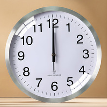 ✅电波钟自动对时静音电波挂钟现代家用轻奢钟表简约客厅装饰