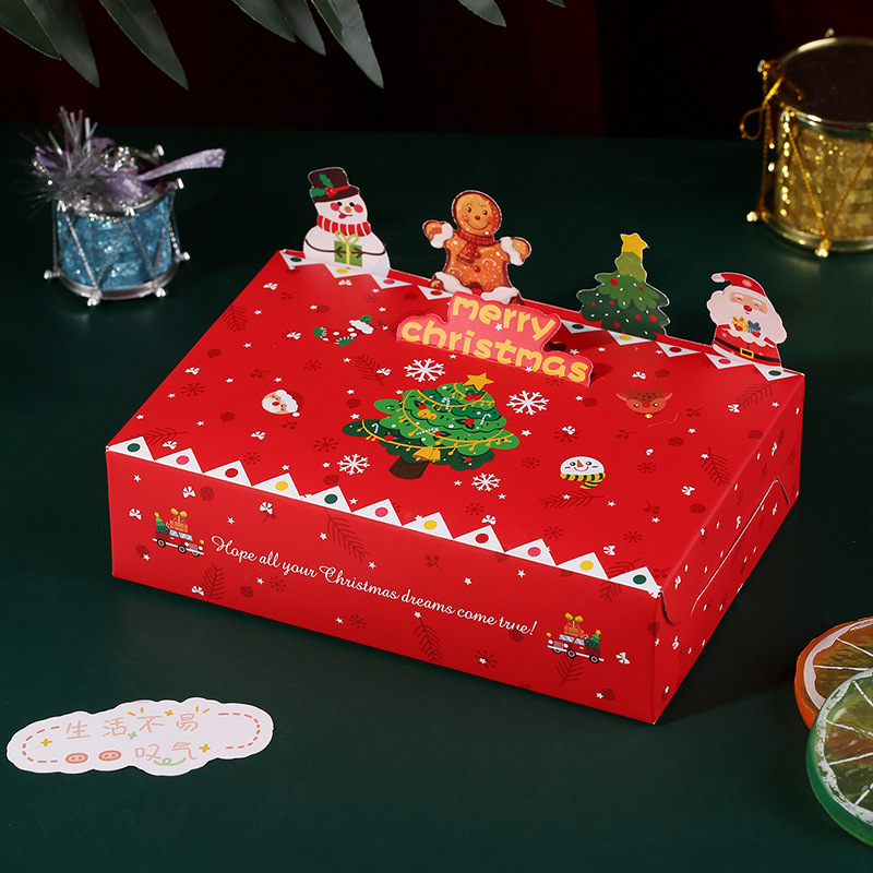 クリエイティブクリスマス立体クッキーボックスクリスマスプレゼント賞品プレゼントクリスマスプレゼント箱ギフトボックス卸売り|undefined